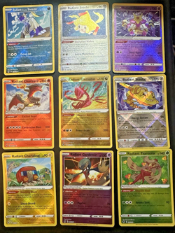 Pokemon TCG Radiant LOT - x9 Cards Total - SWSH Radiant Rares Free Shipping NM/M - Image 1