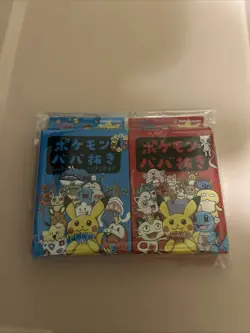 Blue & Red Pokemon Babanuki Old Maid Playing Cards Deck Game - Image 1
