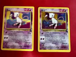 Pokemon TCG Mew Holo Promo Cards Set of 2 - Image 1