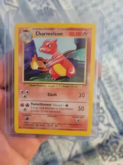 CHARMELEON - 24/102 - Base Set - 4th Print - 1999-2000 - Pokemon Card - LP - Image 1