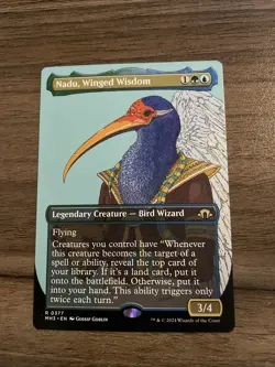 Nadu, Winged Wisdom (Borderless) Modern Horizons 3 Regular - Image 1