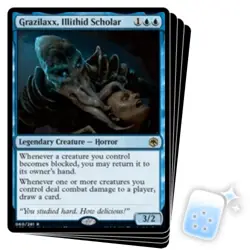 GRAZILAXX, ILLITHID SCHOLAR X4 Adventures In The Forgotten Realms AFR Magic MTG - Image 1