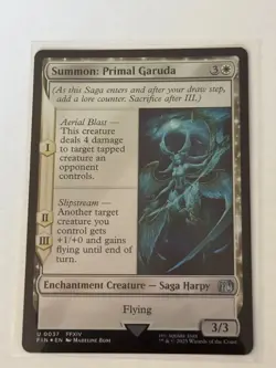 Summon: Primal Garuda Final Fantasy Foil 37 - Image 1
