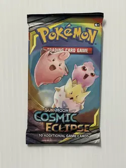 Pokemon TCG Cosmic Eclipse Booster Pack SEALED SINGLE PACK - Image 1