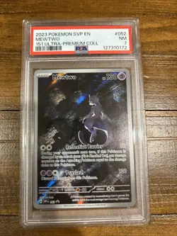 2023 Pokemon SVP Mewtwo #052 NM Ultra-Premium Collection PSA 7 - Image 1