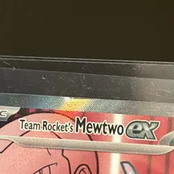 Team Rocket’s Mewtwo EX 213/182 Full Art Destined Rivals Card Pokemon | Holo - Image 2