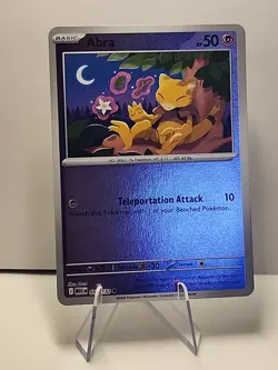 Abra 054/132 Me01: Mega Evolution Reverse Holo Pokemon TCG NM - Image 1