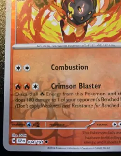 Armarouge 034/191 Reverse Holo Uncommon Scarlet & Violet: Surging Sparks Pokemon - Image 4