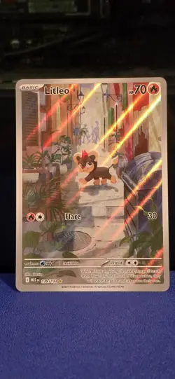 Pokemon TCG Mega Evolution - Litleo - 139/132 - Illustration Rare - Image 1
