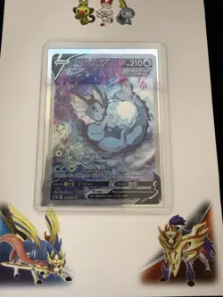 Pokemon TCG Vaporeon V Rapid Strike SWSH181 Promo Full Art Holo - Image 3