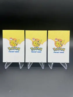 Pokemon Abra Kadabra Alakazam Cracked Ice Holo 2024 Pocket Book Set - Image 2