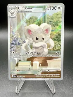 Pokemon TCG - Cinccino 153/086 Full Art Illustration Rare Black Bolt White Flare - Image 1