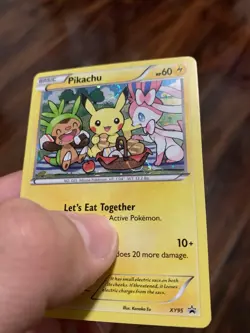 2016 Pokemon Pikachu XY95 Black Star Promos XY BREAKpoint English SWIRL NM-LP - Image 2