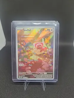 Pokemon TCG Stufful 154/132 Mega Evolution Illustration Rare MINT/Near Mint - Image 1