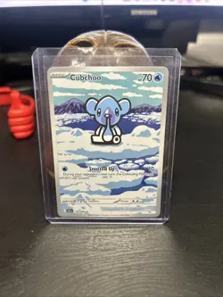Pokemon TCG Cubchoo Illustration Rare Black Bolt 109/086 - Image 1