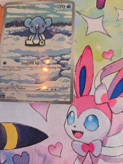 Pokemon TCG Cubchoo Illustration Rare Black Bolt 109/086 - Image 5