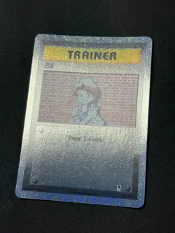 Pokemon Bill Trainer 108/110 Reverse Holofoil Legendary Collection 2002 LP/NM #2 - Image 3