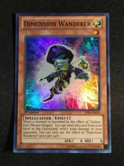 Yu-Gi-Oh! 2x Dimension Wanderer ZTIN-EN010 1st Edition Super Rare NM - Image 1