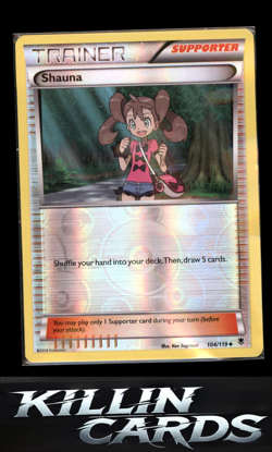 Reverse Holofoil Shauna 104/119 Pokemon Uncommon XY - Phantom Forces Card NM - Image 1