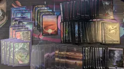 500+ Magic Card Lot over $1300 in value. Commander. Cyclonic Rift. Foil Lands - Image 2