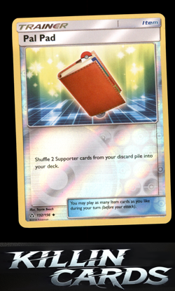 Reverse Holofoil Pal Pad 132/156 Pokemon Uncommon SM - Ultra Prism Card NM - Image 1