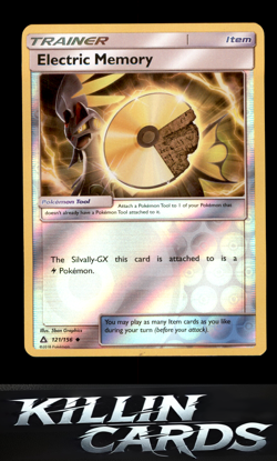 Reverse Holofoil Electric Memory 121/156 Pokemon Uncommon SM - Ultra Prism Card - Image 1
