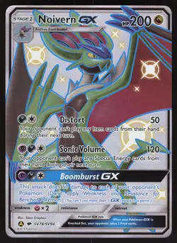 Noivern GX SV78/SV94 Hidden Fates Holo Full Art Pokemon Card - Image 1