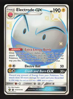 Electrode GX SV57/SV94 Pokemon Hidden Fates Holo Full Art Card - Image 1
