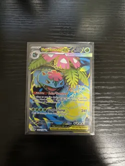 Pokemon TCG Mega-Venusaur-EX Evolutions Holo Full Art Ultra Rare Card 155/132 - Image 1