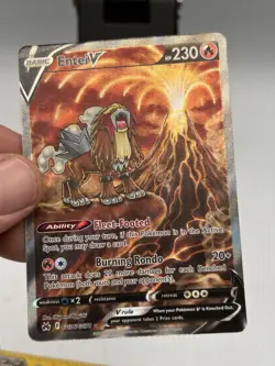 Entei V GG36/GG70 Crown Zenith: Galarian Gallery Holo Pokemon Card TCG - Image 5