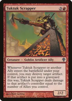 Tuktuk Scrapper 1x MtG Worldwake SP/NM - Image 1