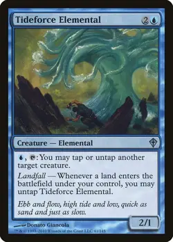 Tideforce Elemental 1x MtG Worldwake SP/NM - Image 1
