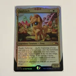 Applejack FOIL Secret Lair My Little Pony Magic the Gathering MTG NM - Image 1