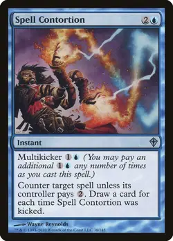 Spell Contortion 1x MtG Worldwake SP/NM - Image 1