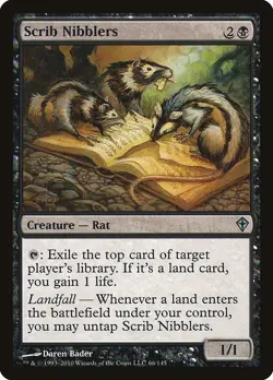 Scrib Nibblers 1x MtG Worldwake SP/NM - Image 1