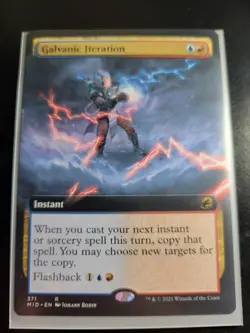 Galvanic Iteration (Extended Art) MTG Innistrad: Midnight Hunt Regular Rare 371 - Image 1