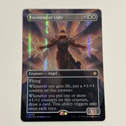 Exemplar of Light - Mana Foil Borderless - NM - Foundations FDN - MTG - Image 1