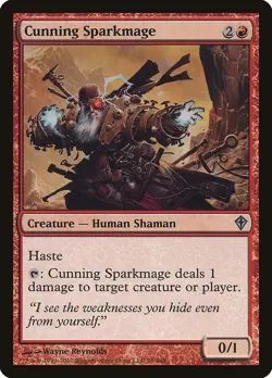 Cunning Sparkmage 1x MtG Worldwake SP/NM - Image 1