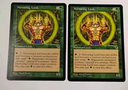 2x Nurturing Licid MTG, Tempest, Green Creature - Image 1