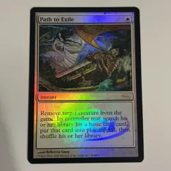 Path to Exile FOIL LP [WPN Promo] Mtg Magic DCI Rebecca Guay Art Rare - Image 1