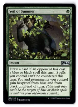 Veil Of Summer NM* Core Set 2020 M20 ENGLISH 198/280 mtg -UnltdCards - Image 1