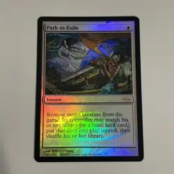Path to Exile FOIL LP [WPN Promo] Mtg Magic DCI Rebecca Guay Art Rare - Image 1