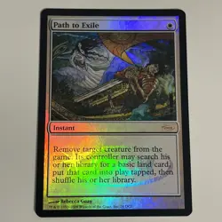 Path to Exile FOIL LP [WPN Promo] Mtg Magic DCI Rebecca Guay Art Rare - Image 1