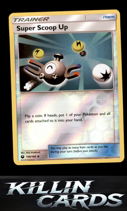 Reverse Holofoil Super Scoop Up 146/168 Pokemon Uncommon SM - Celestial Storm Ca - Image 1