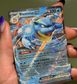 Blastoise ex 030/142 Double Rare Pokemon TCG Stellar Crown - Near Mint NM - Image 2