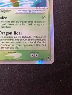Pokemon TCG Dragonite EX Holo Rare Delta Species Dragon Frontiers 91/101 2006 LP - Image 4