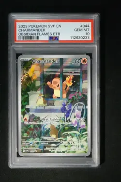 Pokemon - Charmander SVP044 - Obsidian Flames ETB Promo - PSA 10 Gem Mint - Image 1