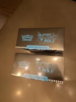 Pokemon TCG Black Bolt Elite Trainer Box ETB Brand New FACTORY SEALED LOT OF 2 - Image 3