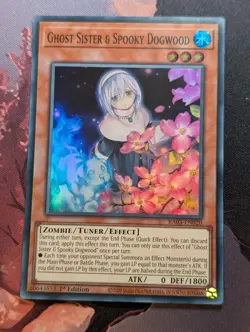 Ghost Sister & Spooky Dogwood RA03-EN020 Super Rare 1st Edition YuGiOh TCG - Image 1