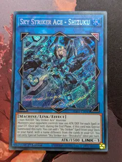 Sky Striker Ace - Shizuku RA03-EN043 Secret Rare 1st Edition YuGiOh TCG - Image 1